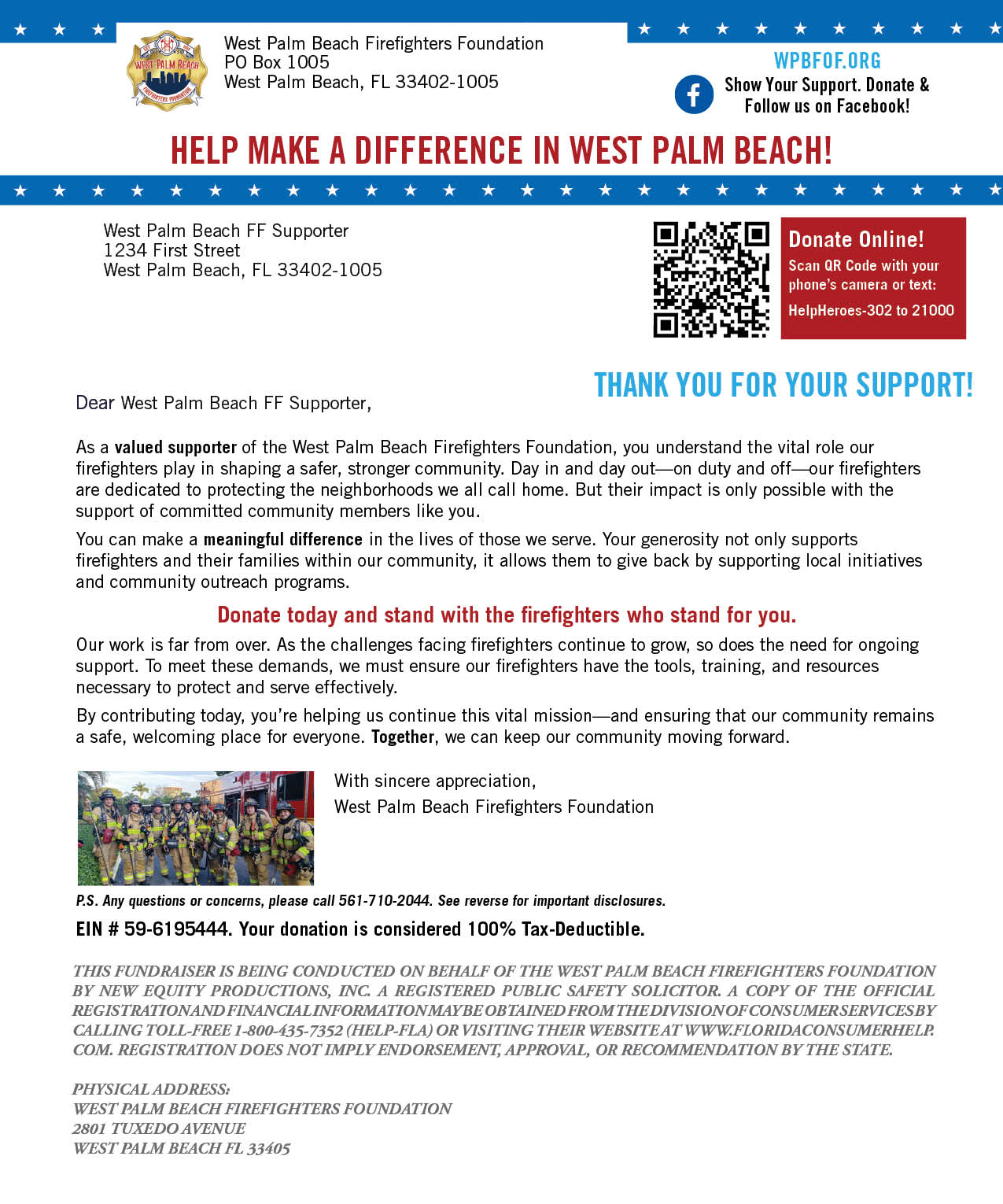 Donation Letter